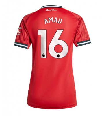 Manchester United Amad Diallo #16 Hemmatröja Dam 2025-26 Kortärmad