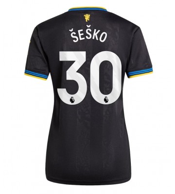 Manchester United Benjamin Sesko #30 Tredje Tröja Dam 2025-26 Kortärmad