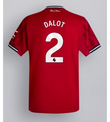 Manchester United Diogo Dalot #2 Hemmatröja 2025-26 Kortärmad