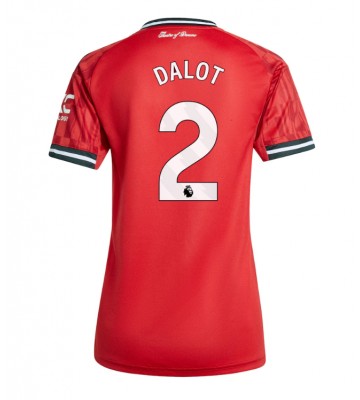 Manchester United Diogo Dalot #2 Hemmatröja Dam 2025-26 Kortärmad