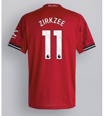 Manchester United Joshua Zirkzee #11 Hemmatröja 2025-26 Kortärmad