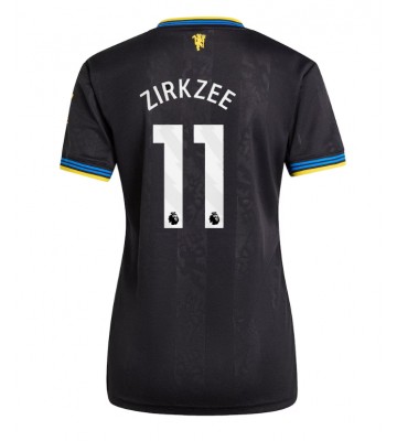 Manchester United Joshua Zirkzee #11 Tredje Tröja Dam 2025-26 Kortärmad