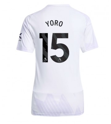 Manchester United Leny Yoro #15 Bortatröja Dam 2025-26 Kortärmad