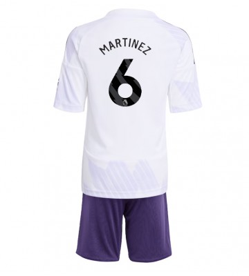 Manchester United Lisandro Martinez #6 Bortatröja Barn 2025-26 Kortärmad (+ Korta byxor)