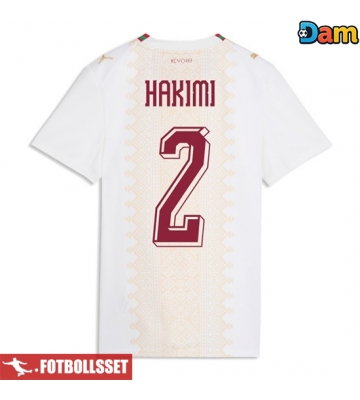 Marocko Achraf Hakimi #2 Bortatröja Dam VM 2026 Kortärmad
