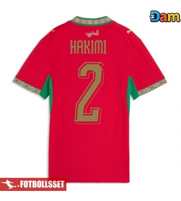 Marocko Achraf Hakimi #2 Hemmatröja Dam VM 2026 Kortärmad
