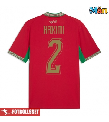 Marocko Achraf Hakimi #2 Hemmatröja VM 2026 Kortärmad