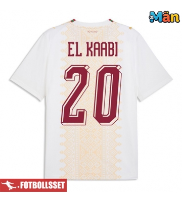 Marocko Ayoub El Kaabi #20 Bortatröja VM 2026 Kortärmad