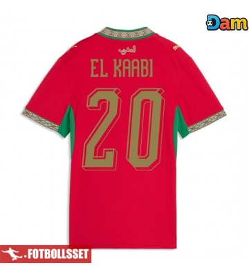 Marocko Ayoub El Kaabi #20 Hemmatröja Dam VM 2026 Kortärmad