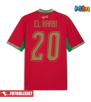 Marocko Ayoub El Kaabi #20 Hemmatröja VM 2026 Kortärmad