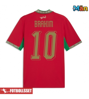 Marocko Brahim Diaz #10 Hemmatröja VM 2026 Kortärmad