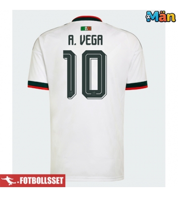 Mexiko Alexis Vega #10 Bortatröja VM 2026 Kortärmad
