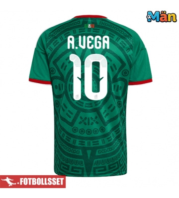 Mexiko Alexis Vega #10 Hemmatröja VM 2026 Kortärmad