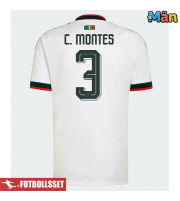 Mexiko Cesar Montes #3 Bortatröja VM 2026 Kortärmad