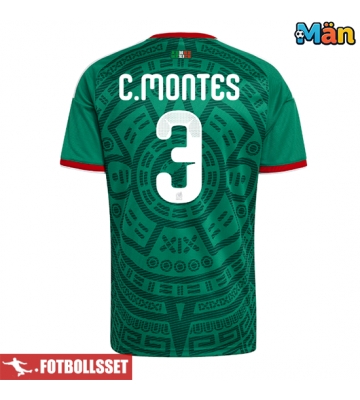 Mexiko Cesar Montes #3 Hemmatröja VM 2026 Kortärmad
