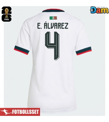 Mexiko Edson Alvarez #4 Bortatröja Dam VM 2026 Kortärmad