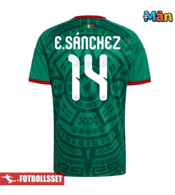 Mexiko Erick Sanchez #14 Hemmatröja VM 2026 Kortärmad