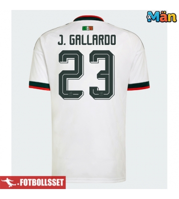 Mexiko Jesus Gallardo #23 Bortatröja VM 2026 Kortärmad