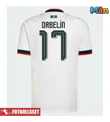 Mexiko Orbelin Pineda #17 Bortatröja VM 2026 Kortärmad