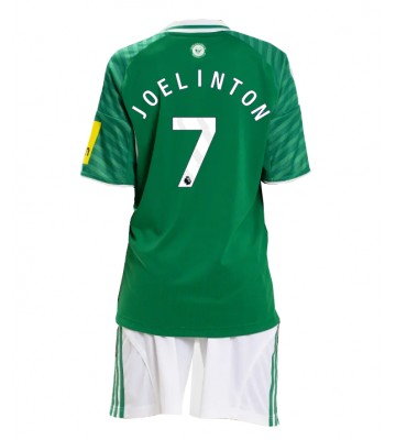 Newcastle United Joelinton #7 Bortatröja Barn 2025-26 Kortärmad (+ Korta byxor)