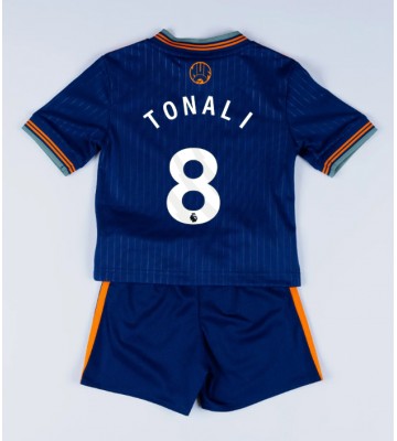 Newcastle United Sandro Tonali #8 Tredje Tröja Barn 2025-26 Kortärmad (+ Korta byxor)