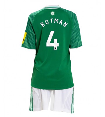 Newcastle United Sven Botman #4 Bortatröja Barn 2025-26 Kortärmad (+ Korta byxor)