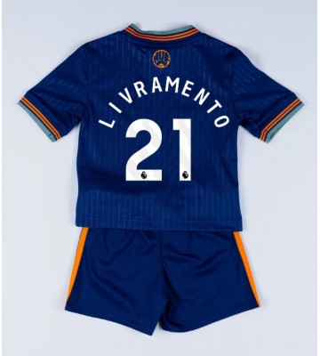 Newcastle United Tino Livramento #21 Tredje Tröja Barn 2025-26 Kortärmad (+ Korta byxor)