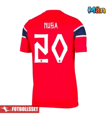 Norge Antonio Nusa #20 Hemmatröja VM 2026 Kortärmad