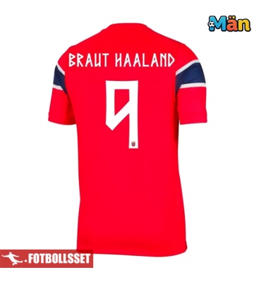 Norge Erling Haaland #9 Hemmatröja VM 2026 Kortärmad