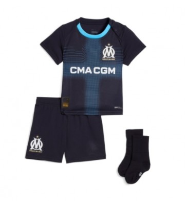 Olympique de Marseille Bortatröja Barn 2025-26 Kortärmad (+ Korta byxor)