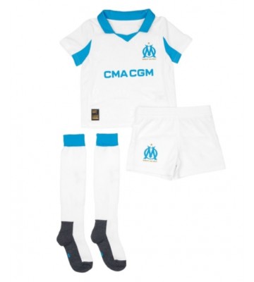 Olympique de Marseille Hemmatröja Barn 2025-26 Kortärmad (+ Korta byxor)