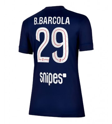 Paris Saint-Germain Bradley Barcola #29 Hemmatröja Dam 2025-26 Kortärmad