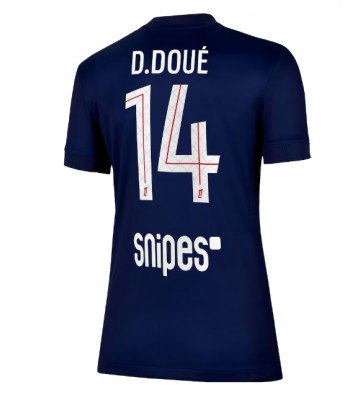 Paris Saint-Germain Desire Doue #14 Hemmatröja Dam 2025-26 Kortärmad