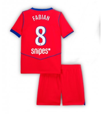 Paris Saint-Germain Fabian Ruiz #8 Tredje Tröja Barn 2025-26 Kortärmad (+ Korta byxor)