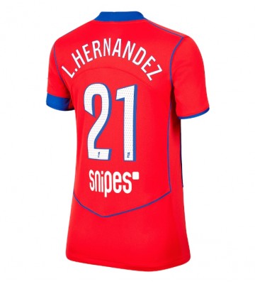 Paris Saint-Germain Lucas Hernandez #21 Tredje Tröja Dam 2025-26 Kortärmad