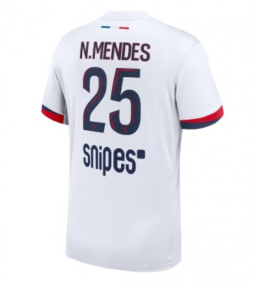Paris Saint-Germain Nuno Mendes #25 Bortatröja 2025-26 Kortärmad