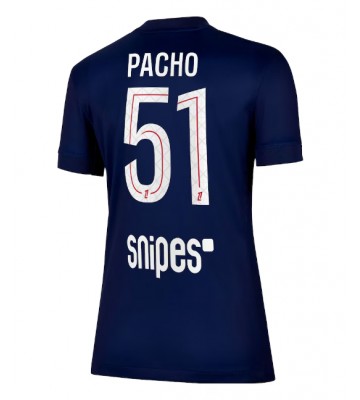 Paris Saint-Germain Willian Pacho #51 Hemmatröja Dam 2025-26 Kortärmad