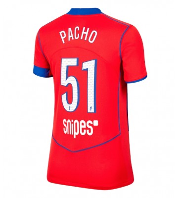 Paris Saint-Germain Willian Pacho #51 Tredje Tröja Dam 2025-26 Kortärmad