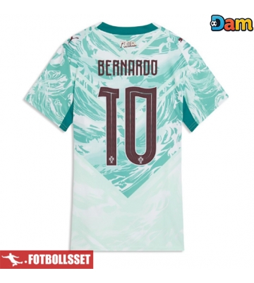 Portugal Bernardo Silva #10 Bortatröja Dam VM 2026 Kortärmad