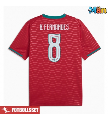 Portugal Bruno Fernandes #8 Hemmatröja VM 2026 Kortärmad