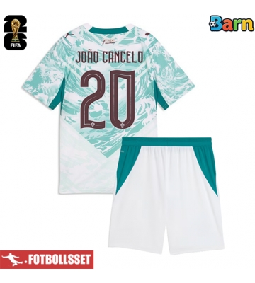 Portugal Joao Cancelo #20 Bortatröja Barn VM 2026 Kortärmad (+ Korta byxor)
