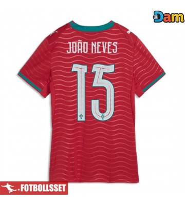 Portugal Joao Neves #15 Hemmatröja Dam VM 2026 Kortärmad
