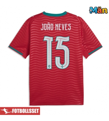 Portugal Joao Neves #15 Hemmatröja VM 2026 Kortärmad