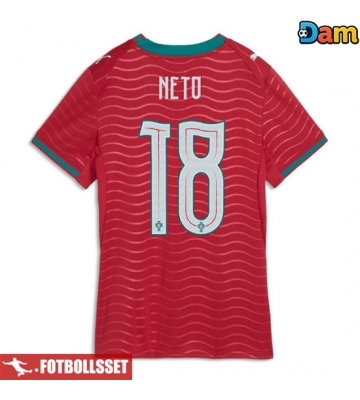 Portugal Pedro Neto #18 Hemmatröja Dam VM 2026 Kortärmad