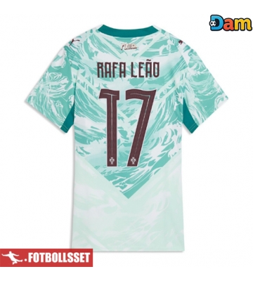 Portugal Rafael Leao #17 Bortatröja Dam VM 2026 Kortärmad