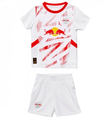 RB Leipzig Hemmatröja Barn 2024-25 Kortärmad (+ Korta byxor)