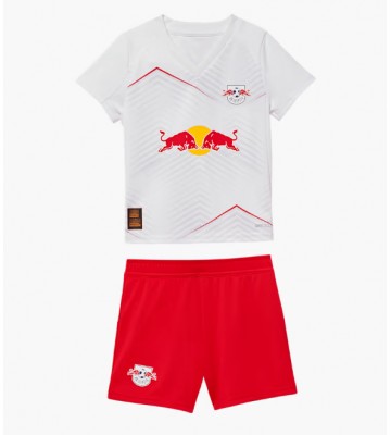 RB Leipzig Hemmatröja Barn 2025-26 Kortärmad (+ Korta byxor)