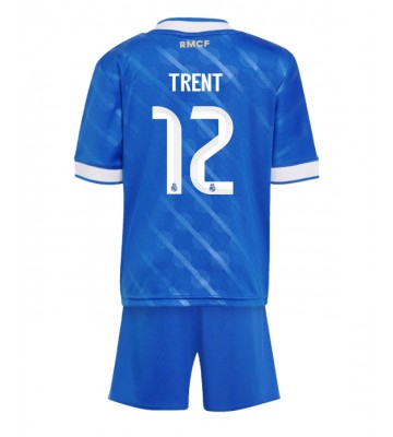 Real Madrid Alexander-Arnold #12 Tredje Tröja Barn 2025-26 Kortärmad (+ Korta byxor)