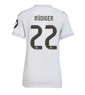Real Madrid Antonio Rudiger #22 Hemmatröja Dam 2025-26 Kortärmad