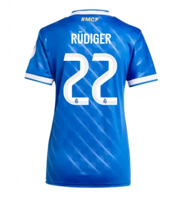 Real Madrid Antonio Rudiger #22 Tredje Tröja Dam 2025-26 Kortärmad